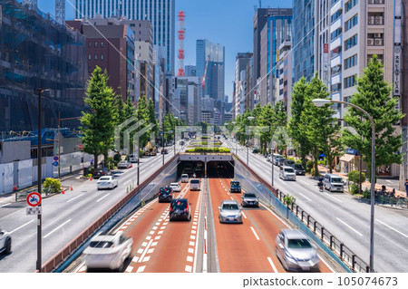 《Tokyo》Tokyo transportation image・Showa-dori 105074673