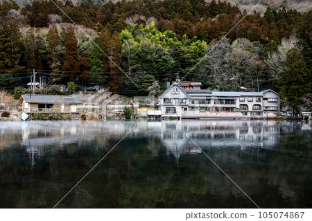 Yufuin, Japan - JANUARY 26, 2023 Yufuin, Japan - JANUARY 26, 2023 105074867