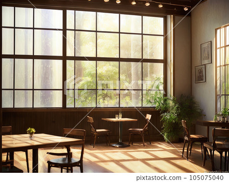 restaurant cafe interior 105075040