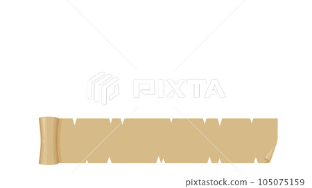 Parchment scroll frame material Parchment scroll frame material 105075159