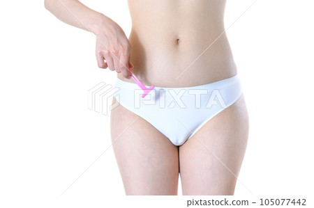 女士下身內衣T型剃須刀去毛處理護理護理醫美脫毛脫毛小腹修剪 105077442