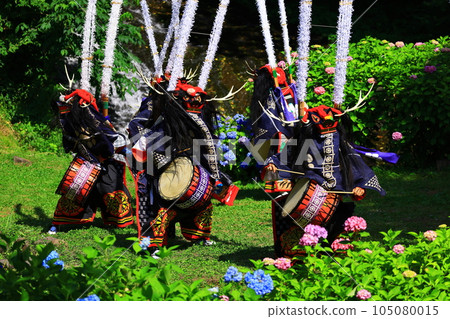 Iwate Prefecture Folk Performing Arts Performance Deer Dance Iwate Prefecture Folk Performing Arts Performance Deer Dance 105080015