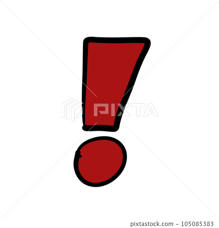 red lipstick icon, flat style isolated on white 105085383