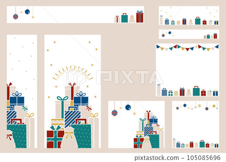 Banner set_Present box 105085696