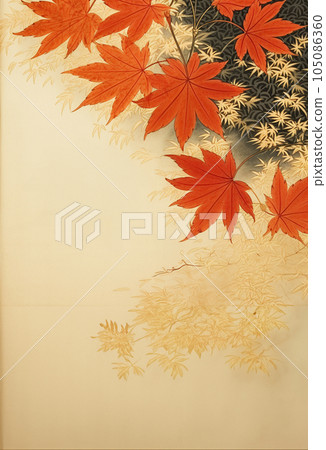 日式秋季形象壁紙背景與楓葉 日式秋季形象壁紙背景與楓葉 105086360