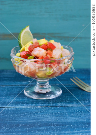 Shrimp ceviche (Mexican food) 105086688