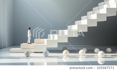 The steps of life and the path to success Generative Ai. 105087571