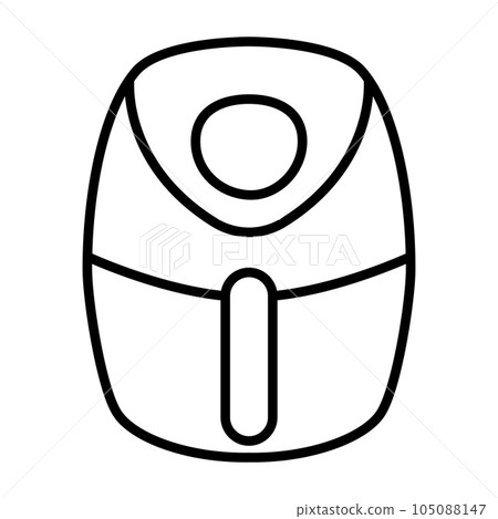 cooking air fryer appliance icon vector for graphic design, logo, website, social media, mobile app, UI illustration 105088147