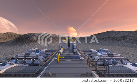 Planetary exploration base Planetary exploration base 105088217