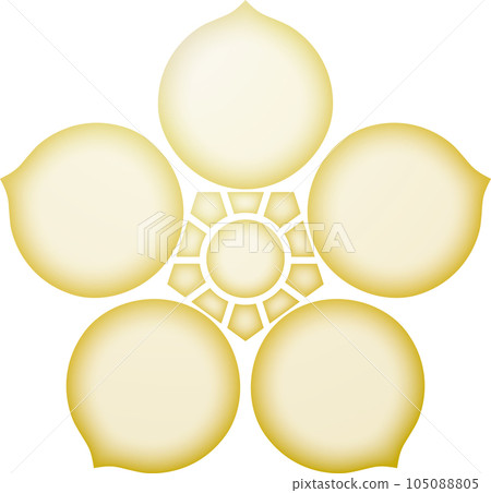 Family crest real plum bowl [gold] 105088805