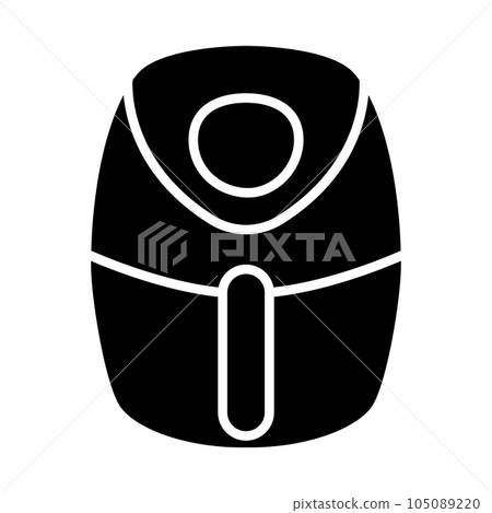 cooking air fryer appliance icon vector for graphic design, logo, website, social media, mobile app, UI illustration 105089220