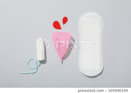 Means of hygiene during the female monthly cycle Means of hygiene during the female monthly cycle 105090194