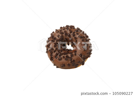 PNG, brown donut isolated on white background 105090227