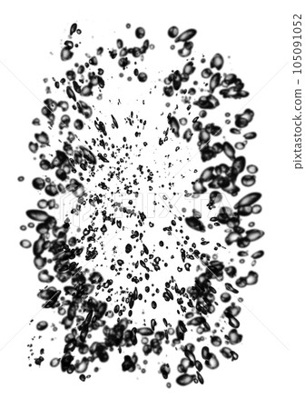 黑色插圖濺向屏幕 105091052