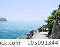 Onigajo: The rocky surface and coast seen from the promenade 105091344
