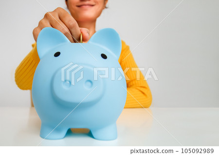 Empower Your Future with Wise Investments and Secure Your Retirement. Compelling Visual of a Piggy Bank Symbolizing Saving 105092989