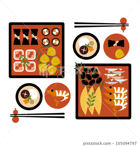 jubako osechi 和 ozoni 的插圖 105094797