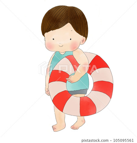 帶浮動環的男孩 105095561