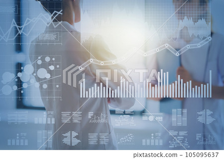 woman working in white coat woman working in white coat 105095637