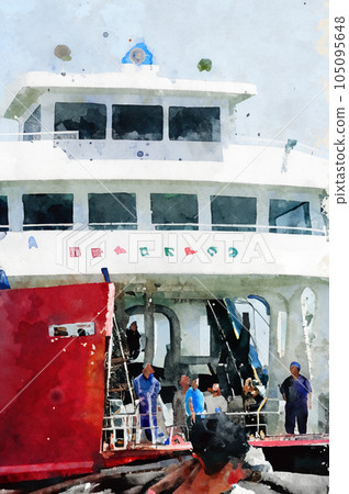 渡輪平台登船及下船圖 105095648