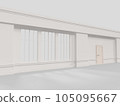 Western wall 3D model 105095667