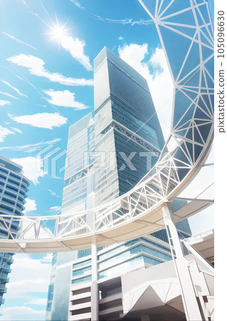 AI image generation Skyscraper image 105096630