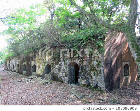 Tsushima Kamimizaka Fort Barracks Ruins 105096909
