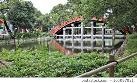 [Video available] Sumiyoshi Soribashi / Taiko Bridge (Sumiyoshi Ward, Osaka City, Osaka Prefecture) 105097051