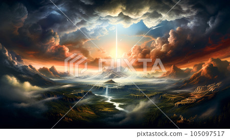 天地創世形象背景 105097517