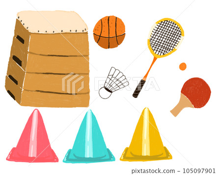 健身器材插畫 健身器材插畫 105097901