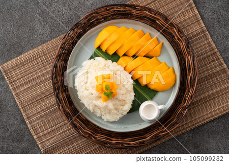 Mango sticky rice Thailand Mango stick rice カオニャオ・マムアン Mango sticky rice Thailand Mango stick rice カオニャオ・マムアン 105099282