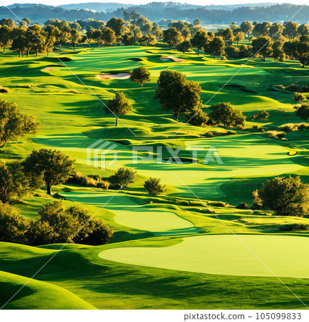 AI圖像高爾夫球場綠 105099833