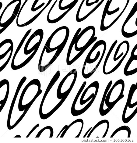 Spiral paperclip ink pen seamless pattern with swatches Spiral paperclip ink pen seamless pattern with swatches 105100162