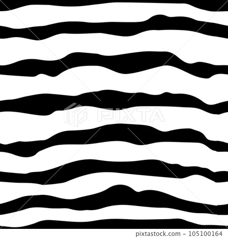 Black horizontal lines seamless pattern with swatches Black horizontal lines seamless pattern with swatches 105100164