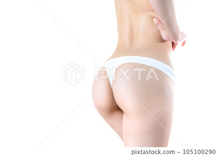 Beautiful butt image of a woman's small and tight shape 105100290