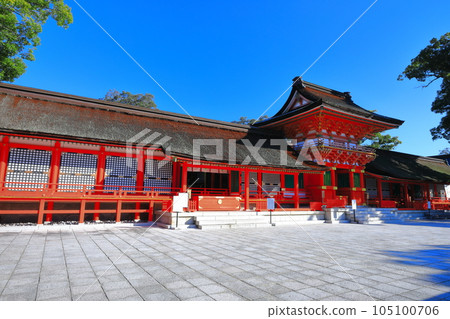 [大分縣]晴天的宇佐神社上社 105100706