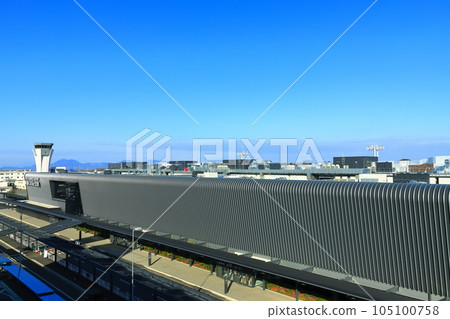 [熊本縣]更新的阿蘇熊本機場 105100758