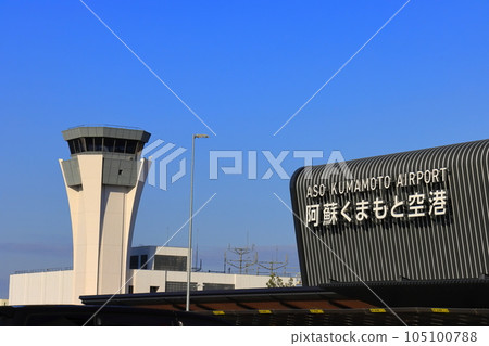 [熊本縣]更新的阿蘇熊本機場 105100788