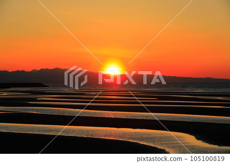 [大分縣] 瑪塔瑪海灘的夕陽美景 105100819