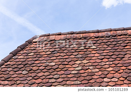old roof shingles background old roof shingles background 105101289