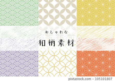 Fashionable Japanese pattern material Fashionable Japanese pattern material 105101807