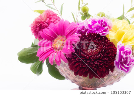 紅媽媽花束 花瓶花束 紅媽媽花束 花瓶花束 105103307