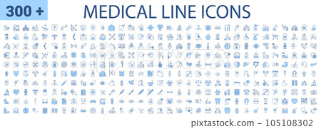 Medical Vector Icons Set 105108302