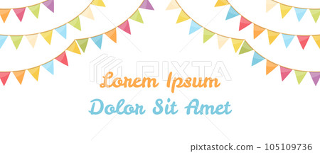 Background with Bunting Background with Bunting 105109736