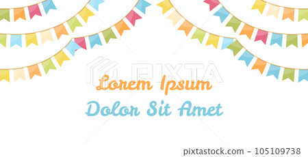 Background with Bunting Background with Bunting 105109738