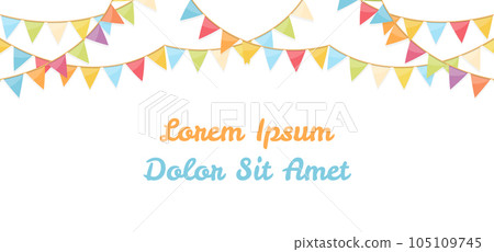 Background with Bunting Background with Bunting 105109745