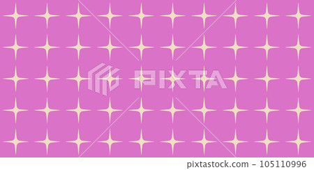 Vintage abstract background in 60s-70s style. Brutal contemporary figure seamless pattern. Funky and groovy simple backdrop in vivid pink and beige colors. Contemporary vector illustration Vintage abstract background in 60s-70s style. Brutal contemporary figure seamless pattern. Funky and groovy simple backdrop in vivid pink and beige colors. Contemporary vector illustration 105110996