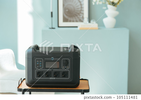portable power station at home interior 105111481