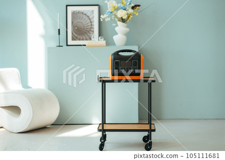 portable power station at home interior 105111681