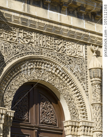 Beautifully decorated gate of the Baku Juma Mosque / Juma Mosque, Baku Beautifully decorated gate of the Baku Juma Mosque / Juma Mosque, Baku 105112168
